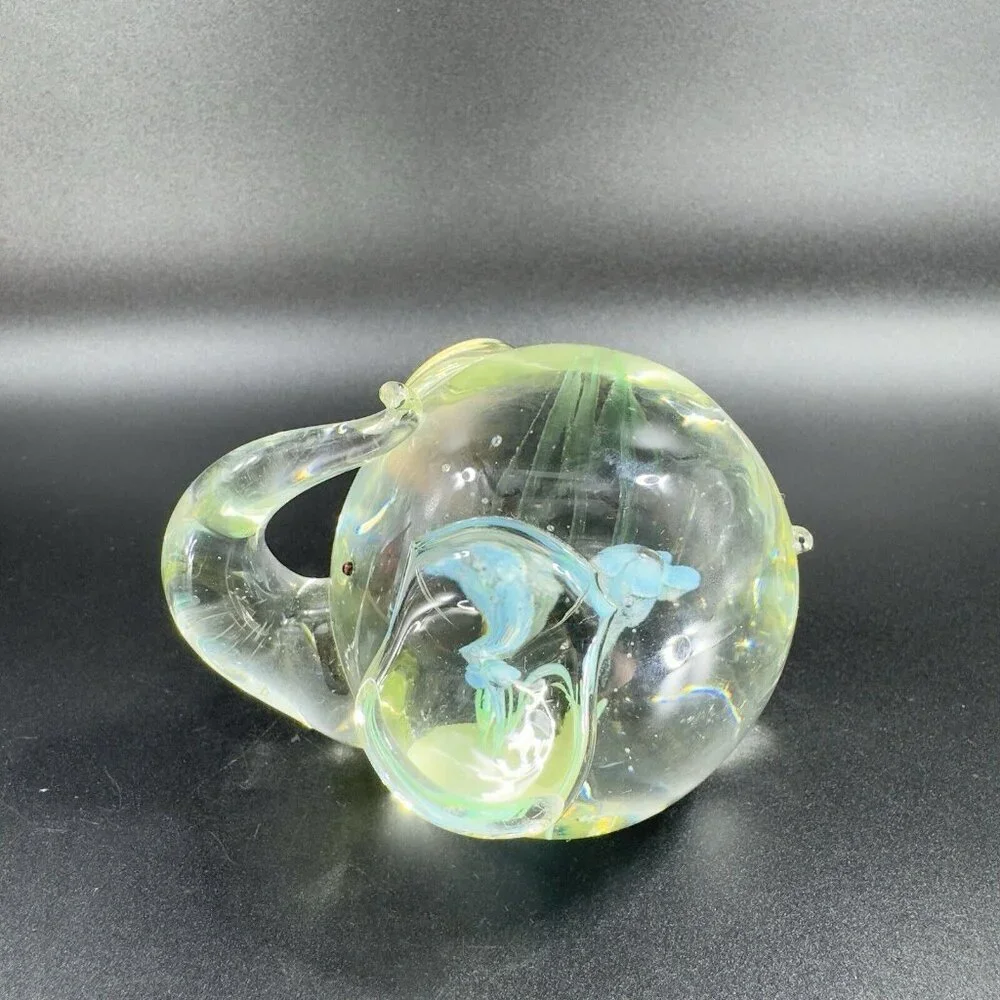 Glass Elephant clear round